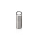 Mini Stainless Steel Sealed Capsule Waterproof Pill Box Camping Firstaid Pendant Travel Outdoor Portable Pill Case Organizer