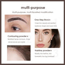 2022 One Step Shaping Kit Stamp Set Professional Brow Makeup Stick Hairline Contour Waterproof Stencil Eyebrow Stanp Template