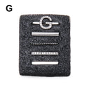 Decoration For Apple watch band Decorative Charms Diamond Jewelry iWatch/Galaxy watch 5/4/3 Bracelet silicone Strap Accessories