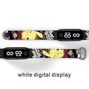 Pokemon Strap LED Electronic Watch Fashion Colorful Bracelet Touch Waterproof Anime Character Pikachu Educational Children&