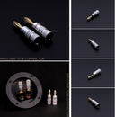 20pcs/10pairs Nakamichi BANANA PLUGS 24K Gold-plated 4MM Banana Connector with Screw Lock For Audio Jack Speaker Plugs Black&Red