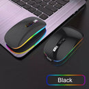Dual Mode Bluetooth Wireless Mouse with One-Click Desktop Function Type-C Rechargeable Silent Backlight Mice for Laptop PC New