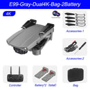 XKJ 2022 New E99 RC Mini Drone 4K 1080P 720P Dual Camera WIFI FPV Aerial Photography Helicopter Foldable Quadcopter Dron Toys