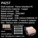 Mini Fast Wire Cable Connectors Universal Compact Conductor Spring Splicing Wiring Connector Push-in Terminal Block P421 F12