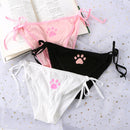 Sexy Bandage Lolita Panties Low Waist Lingerie Cute Claw Women&