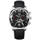 2022 Fashion Mens Stainless Steel Watches Luxury Men Sports Quartz Wrist Watch Male Business Casual Leather Watch reloj hombre