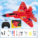 Rc Plane SU 57 Radio Controlled Airplane with Light Fixed Wing Hand Throwing Foam Electric Remote Control Plane toys for kids