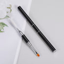 1pcs Dual Ended Nail Art Brushes Acrylic UV Gel Extension Builder Flower Painting Pen Brush Remover Spatula Stick Manicure Tools