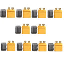 10 x Amass XT60+ XT60H XT30U XT90H Plug Connector With Sheath Housing 5 Male 5 Female (5 Pair )