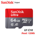 SANDISK Ultra 256GB Micro SD 128GB Memory Card 64GB 32GB Micro SD Card SD/TF Flash 512GB 1TB 400GB Microsd for Phone Extreme Pro