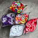Kid Small Hair Bands Baby Girl Children Headbands Colorful Elastic Hair Tie Nylon Scrunchie Hair Rope 50/100pcs Hair Accessories