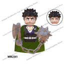 WM6116 WM6137 WM2344-A Demon Slayer Japanese Anime Uzui Tengen Rengoku Kyoujurou Tanjirou mini Action toy Figures Assemble toys