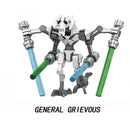 Disney R2-D2 Building Blocks C-3PO General Grievous R4-P17 K-2SO IG88 Battle Buzz Droid Star Bricks Action Figures Christmas Toy