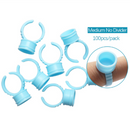 100pcs Disposable Ring Caps Microblading Tattoo Ink Cup For Permanent Pigment Holder Rings Accessories Makeup Tattoo Tools