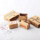 5Pcs/1Set Mini Carton Express Box 1:12 Dollhouse Miniature Express Box Decor Toy Doll House Decor Furniture Accessories