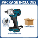 Brushless Cordless Electric Impact Wrench 18V Rechargeable Wrench Power Tool Compatible with Makita Battery Electric wrench