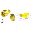 DexMRtiC SMA Male / Female RF Coax Adapter Connector Straight Right Angle T Type Splitter Goldplated NEW Wholesale