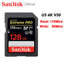 SanDisk Extreme Pro/Ultra SD Card 64GB SDXC SD 128GB 32GB Class10 Flash Memory Card 256GB 512GB 1TB SD Cards 4K SDHC For Camera