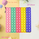 Rainbow Push Bubble Pop Fidget Stress Relief Squeeze Ball Toy for Kid Children Antistress Game Hand Simple Dimple Relax Adult