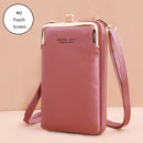 Women Bags Soft Leather Wallets Touch Screen Cell Phone Purse Crossbody Shoulder Strap Handbag for Female Cheap Women&