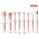 8Pcs Mini Travel Women Makeup Brushes Set Portable Soft Concealer Brush Beauty Foundation Eye Shadow Tool Eyelash Brush With Bag