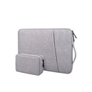 Side Carry Laptop Bag with Front Bag for iPad 13/14/15 inch Notebook Case for Macbook Computer Handbag Laptop Sleeve Briefcase