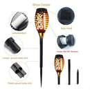 12LED Solar Garden Light Flickering LED Landscape Light IP65 Waterproof Lawn Lamp Path Lighting Solar Outdoor Light