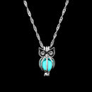 FAMSHIN Fashion Silver Color Charm Luminous Pendant Necklace Women Moon Glowing Stone Necklace Christmas Necklaces Jewelry Gifts