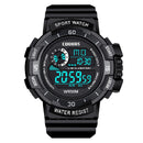 Cool Luminous Men Sport Watch High-end Silicone Strap Military Wrist Watch Led Calendar Waterproof Digital Watch reloj de hombre
