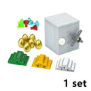 Food Building Blocks City Friend Accessories Bread Chips Roast Chicken Pizza Hot Dog Fish Fruit Carrot Basket Classic DIY Bricks