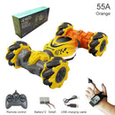 2022 Newest 4WD RC Stunt Car 2.4G Radio Remote Control Cars RC Watch Gesture Sensor Rotation Gift Electronic Toy for Kids Boy