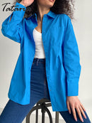Basic Candy Colors Shirt Women&
