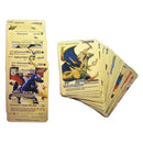 55 Pieces Of Pokemon Metal Gold Card Charizard Vmax Gx Energy Card Charizard Pikachu Rare Collection Battle Trainer Card Child