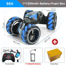 ZWN 1:12 / 1:16 4WD RC Car Radio Gesture Induction Music Light Stunt Remote Control Car off-Road Control Boys Toys for Children