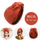 French Vintage Turban Hat Fashion Female Bandana Headband Women&