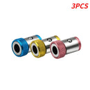 6.35mm Universal Magnetic Ring Alloy Magnetic Ring Screwdriver Bit Anti-corrosion Strong Magnetizer Drill Bit Magnetic Ring Tool