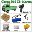 2022 Upgrade WPL D12 2WD RC Car,Toys ar 1000mAh Lithium Battery,High Performance 260 Motor,RC Drift Car For Boys Gifts