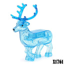 MOC City Animal Building Block Figures Goat Sheep Dog Lion Panda Cheetah Parrot DIY Farm Street View Accessories Bricks Toy Gift