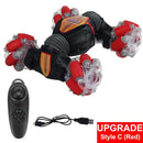 RC Car 4WD Radio Control Stunt Car Gesture Induction Twisting Off-Road Vehicle Drift RC Toys With Light & Music
