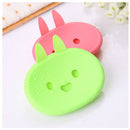 2PCS Suction Cup Soap dish For bathroom Shower Portable Leaf Soap Holder Plastic Sponge Tray For Kitchen Bathroom accessories