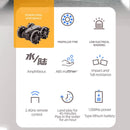 Newest High-tech Remote Control Car 2.4G Amphibious Stunt RC Car Double-sided Tumbling Driving Children&