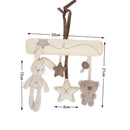 Infant Toddler Rattles Toys For Baby Stroller Crib Soft Rabbit Bear Style Pram Hanging Toys Plush Appease Doll Bed Accessories