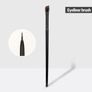 1pcs Professional Black Eyebrow Inclined Flat Angled Brush Makeup Tool Wooden Pole Eyeliner Eyeshadow Eye Brow Women Cosmetic