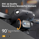 KBDFA P8 Drone 8K With ESC HD Dual Camera 4K 5G Wifi FPV 360 Full Obstacle Avoidance Optical Flow Hover Foldable Quadcopter Toys