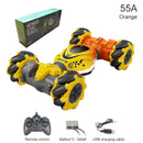2022 Newest 4WD RC Stunt Car 2.4G Radio Remote Control Cars RC Watch Gesture Sensor Rotation Gift Electronic Toy for Kids Boy