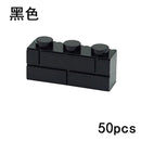 Thick Wall Figures Bricks Compatible 98283 15533 DIY 1x2 1x3 1x4 1+2 Dots Building Blocks Educational House Contruction Toys