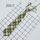Shirt Necktie Women College Style JK Plaid Uniform Detachable Collars Removable Ties Apparel Accessories галстук женский