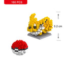 Pokemon Small Building Pokemon Blocks Small Cartoon Picachu Animal Model Education Game Graphics Pokemon Toys For Kids Birthday