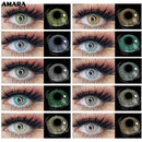 AMARA 1 Pair Color Contact Lenses for Eyes Natural Brown Lenses Beauty Fashion Monet Lense Blue Lenses Green Eye Contact