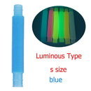 Pop Tube Sensory Toy Fidget Anti Stress Relieve Stretch Bellows Children Multicolor Squeeze Folding Pipe Autism ADHD Anxiety Toy